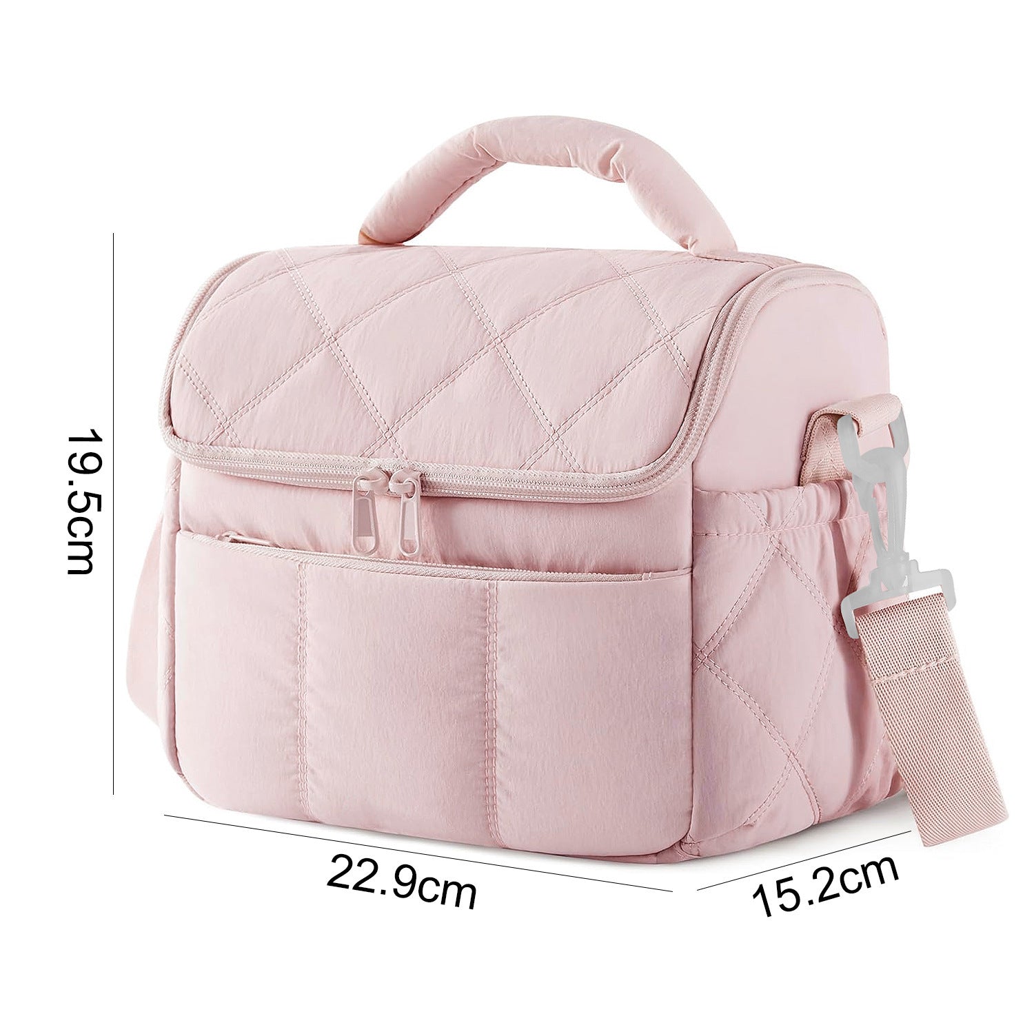 Nylon Tote Bag for Women, Large Capacity, Korean Style, Lazy Style, Single Shoulder Crossbody Bag, Fashionable and Versatile Travel Bag