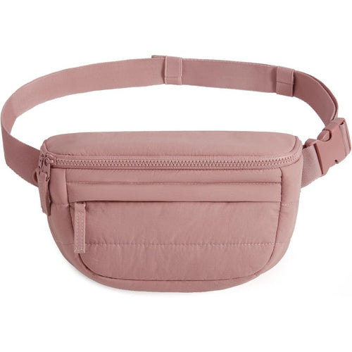 Lankin Quilted Nylon Chest Bag – Multi-Functional Outdoor Sports Waist Pack