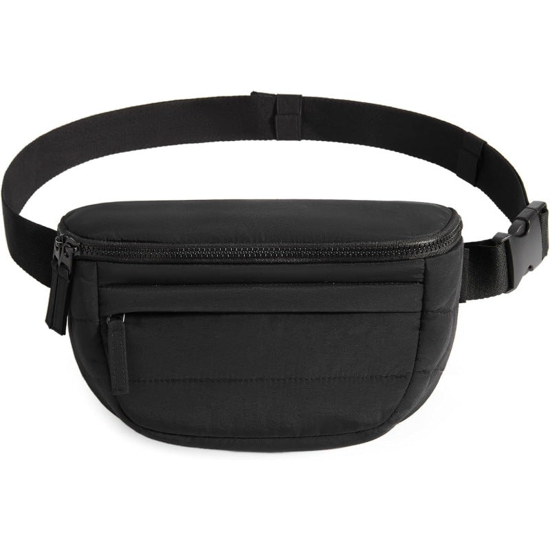 New Quilted down Nylon Multi-Functional Outdoor Sports Practical Creative Chest and Waist Bag