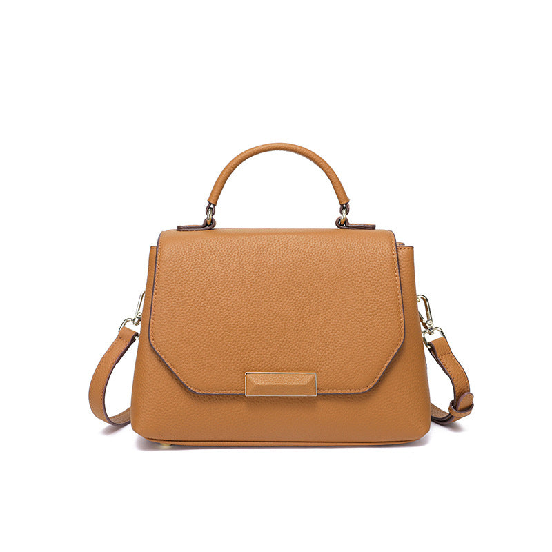 Genuine Leather Women's Handbag, High-End Women's Tote Bag, 2026 New Model, Cowhide Shoulder Bag, Large Capacity Crossbody Bag