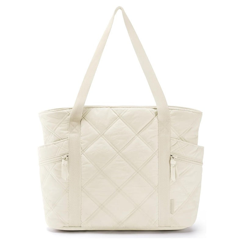 Damen Daunen Leichte Handtasche Große Kapazität Bestickte Umhängetasche Modische Einfache Rhombus Reisetasche Krankenschwester Tragetasche Crossbody