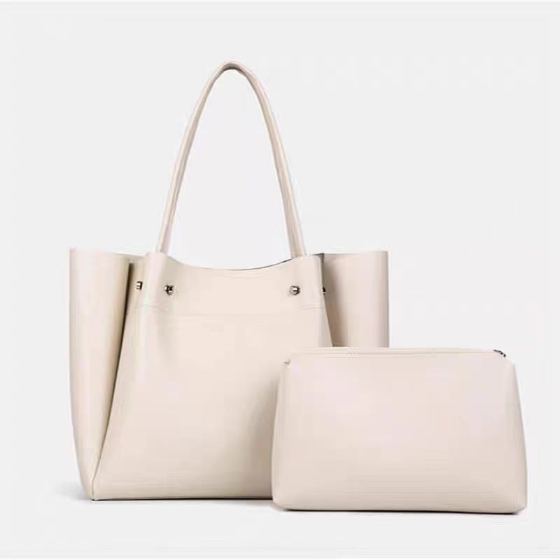 Damen Handtasche Große Kapazität Weiche Ledertasche 2026 Neu Einfachste Kombinierbare Textur Schultertasche Klasse Mode Pendeltasche Tragetasche