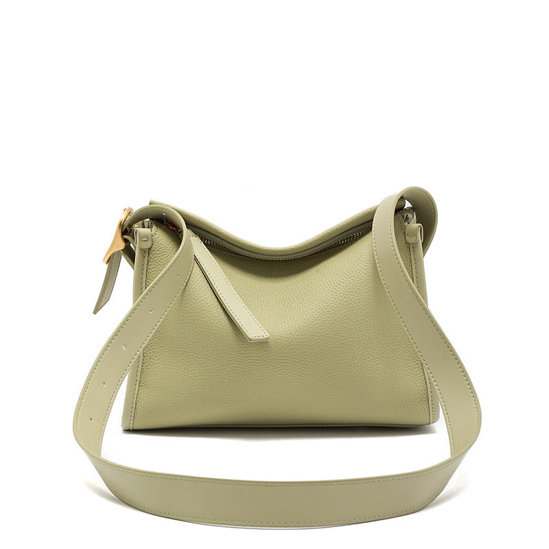 First-Layer Cowhide Pillow Bag for Women, Genuine Leather 2026 New Hot-Selling Women's Bag, Casual Fashion Retro Single-Shoulder Crossbody Bag